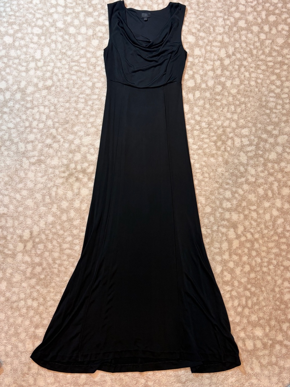 Banana Republic Black Cowl Neck Maxi Dress